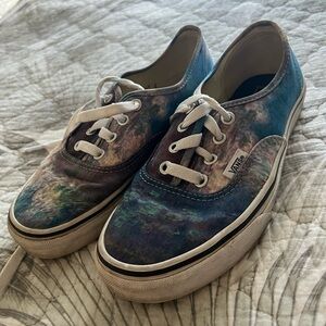New Vans Authentic Moma Claude Monet Water Lilies Sneakers